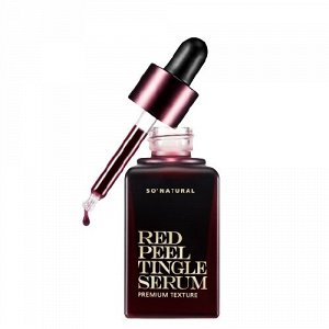 So Natural Кислотная пилинг-сыворотка со спикулами Red Peel Tingle Serum Premium Texture, 20 мл