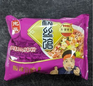 Лапша в мягкой упаковке фунчоза фиолетовая Китай