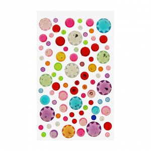 FNtastic Наклейка декоративная "Волшебные камушки", пластик, 22,5х10см, 7-8 цветов