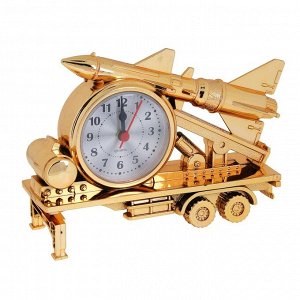 LADECOR CHRONO Будильник в виде зенитки 18х5х12см, 1хAA, пластик