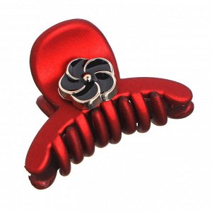 BERIOTTI Заколка-краб для волос с декором, пластик, 3см, 2 дизайна, арт.845
