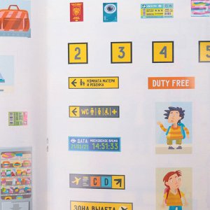 УИД Книжка-раскладушка с наклейками "Как это устроено?", бумага, 8 стр., 21х29,5 см, 4 дизайна