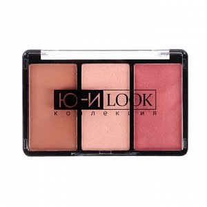 ЮниLook Набор для контуринга 3 в 1, 11гр, 2 тона, НК-21