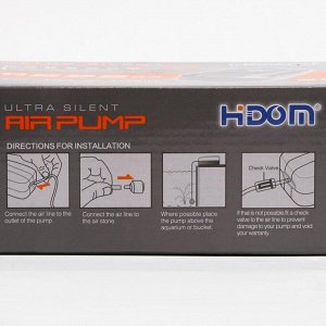 Компрессор Hidom HD-605 двухканальный с регулятором , 6.0 W, 2.5 л/мин. х 2