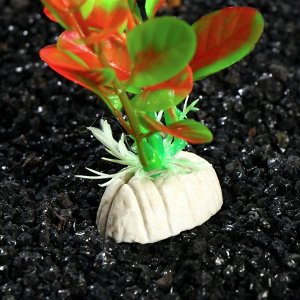 Растение искусственное аквариумное Лобелия, 20 см
