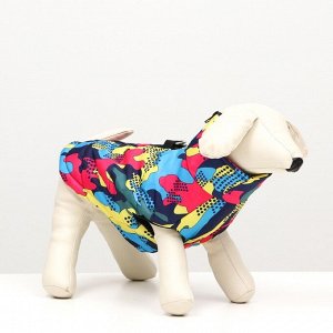 Куртка для собак "Карнавал", размер M (ДС 33, ОГ 44, ОШ 30 см)