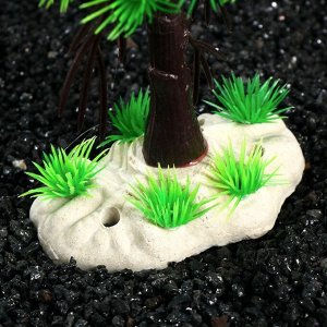 Растение искусственное аквариумное, 18 см
