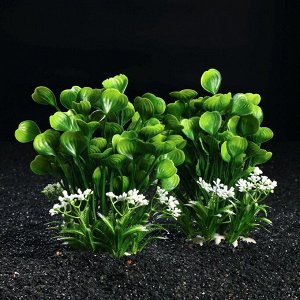 Композиция с растениями искусственными для аквариума, 21 см