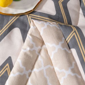 Viva home textile Комплект постельного белья Сатин с Одеялом (простынь на резинке) OBR058