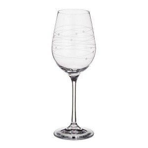 Набор бокалов для вина из 6 шт. "виола микс" 250 мл. высота=21 см. (кор=8набор.)