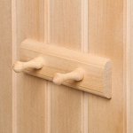 Вешалка &quot;Классика&quot; 2 крючка, липа, 20х0,2х6,5 см