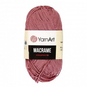 Пряжа &quot;Macrame Макраме&quot; 100% полиэстер 130м/90гр (141 брусника)