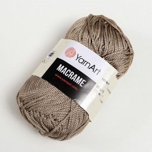 Пряжа "Macrame Макраме" 100% полиэстер 130м/90гр (156 бежевый)