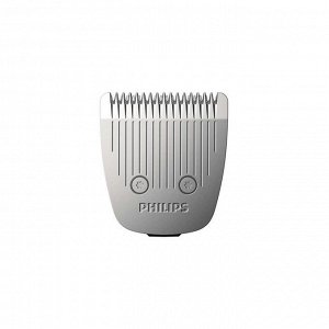 Триммер Philips BT5502/15, для бороды, 2 насадки, АКБ, серый/чёрный