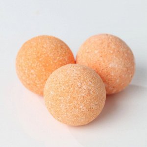 Набор бомбочек для ванны "Притягивай взгляды!", 3 шт по 40 г, аромат сладкий персик