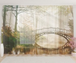 Фототюль Туманный мост