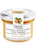 Горчица Медово-фруктовая &quot;Апельсин&quot; Philosophia de Natura (ФИЛОСОФИЯ ДЕ НАТУРА) 100гр/10/12мес
