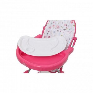 Стульчик для кормления Polini kids 252 «Лесные друзья», цвет розовый