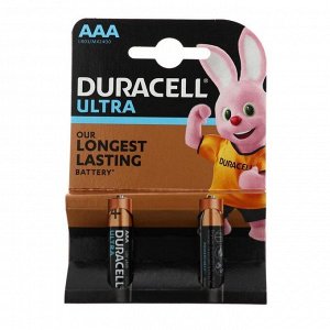 Батарейка алкалиновая Duracell Ultra Power, AAA, LR03-2BL, 1.5В, 2 шт.