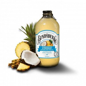 Напиток безалкогольный газированный Ананас и кокос Pineaple&Coconut, Bundaberg, 375мл