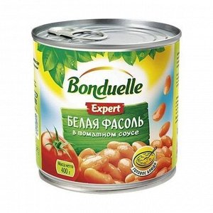Фасоль белая в томатном соусе, Bonduelle, 425мл