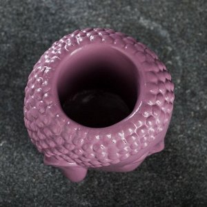 Кашпо - органайзер "Будда" пурпурное, 0,2л/ 11см