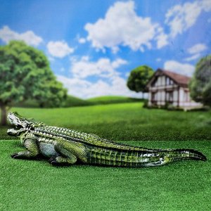 Садовая фигура "Крокодил" 15х98х34см