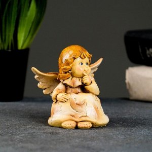 Фигурка полистоун «Ангелочек», 7.5x8x8 см