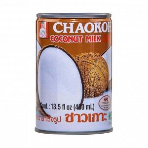 Молоко кокосовое жирность 17-19%, Chaokon, 400мл