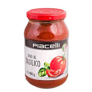 Соус PIACELLI BASILICO томатный с базиликом 400 г 1 уп.х 6 шт.