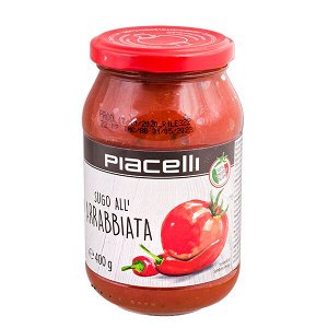 Соус PIACELLI ARRABBIATA томатный с перцем Чили 400 г 1 уп.х 6 шт.