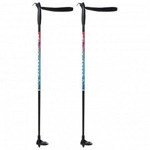 Палки лыжные стеклопластиковые, длина 80 см, цвета микс