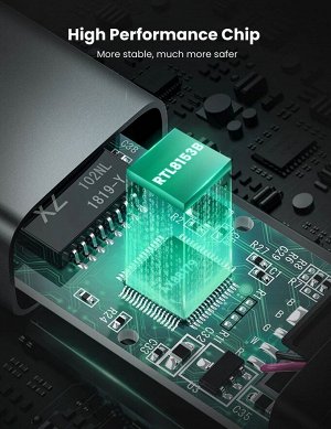 Адаптер USB-C-Gigabit Ethernet сетевой Ugreen