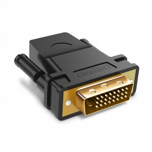 Адаптер переходник DVI (24+1) штейкер - HDMI гнездо