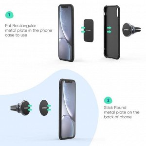 Держатель для телефона автомобильный магнитный Air Vent Mount Ugreen