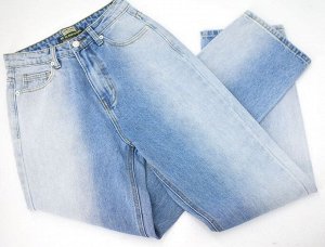 Женские широкие джинсы, цвет голубой