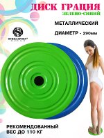 Диск Здоровье / Грация зелено-синий