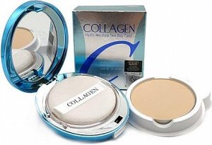 Enough Увлажняющая коллагеновая пудра со сменным блоком Collagen Hydro Moisture Two Way Cake SPF25 PA++ тон №13