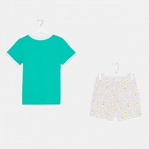 Комплект женский (футболка/шорты), цвет МИКС
