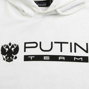 Толстовка Putin team, Mr. President, белая