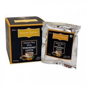 Чай с Куркумой "Премикс"(3в1) Tea Turmeric Latte Premix Bharat Bazaar  140г