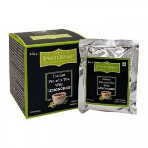 Чай с Лемонграсс "Премикс"(3в1) Tea Lemongrass Premix Bharat Bazaar 140г