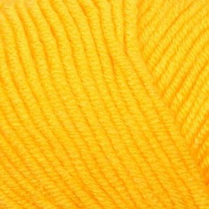 Пряжа для вязания спицами, крючком ALIZE, Baby Best, 10% бамбук, 90% акрил, 240 м/100 г, (216 жёлтый)