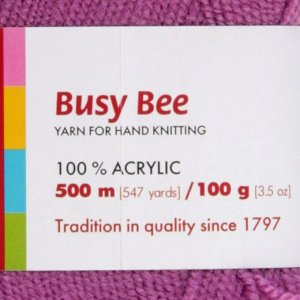Пряжа "Пчелка" 100% акрил 500м/100гр (0667, фламинго)