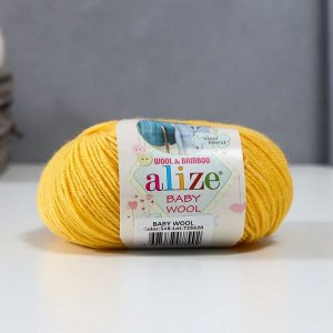 Пряжа "Baby Wool" 40% шерсть, 40% акрил, 20% бамбук 175м/50гр (548)