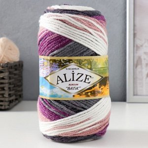 Пряжа для вязания спицами, крючком ALIZE, Burcum batik, 100% акрил, 210 м/100 г, (1986)