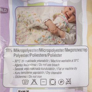 Плюшевая пряжа для вязания руками ALIZE, Puffy color, 100 % микрополиэстер, 9 м/100 г, (5923 сирень)