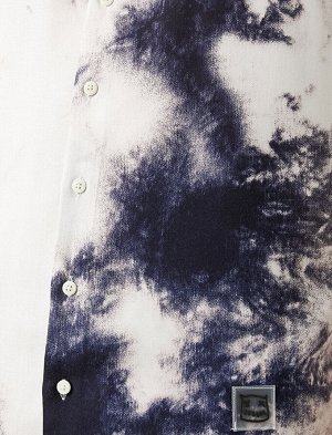 Рубашка Материал: %100  вискоза Параметры модели: рост: 188 cm,  объем груди: 98, объем талии: 82, объем бедер: 95 Надет размер: M