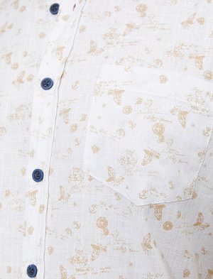 Рубашка Материал: %100  Хлопок Параметры модели: рост: 188 cm,  объем груди: 99, объем талии: 75, объем бедер: 95 Надет размер: L