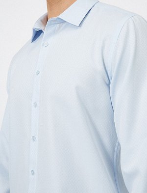 Рубашка Материал: %55  Хлопок, %45  Полиэстер Параметры модели: рост: 188 cm,  объем груди: 99, объем талии: 75, объем бедер: 95 Надет размер: L